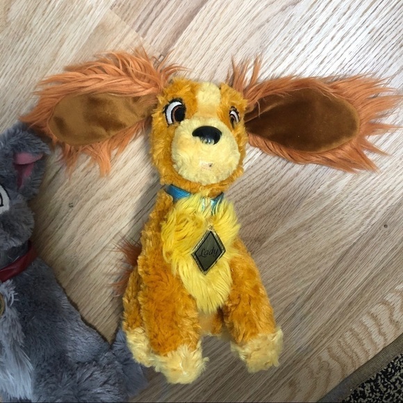 Lady & the Tramp Disney World Plush Set Dog Kids - Picture 3 of 8